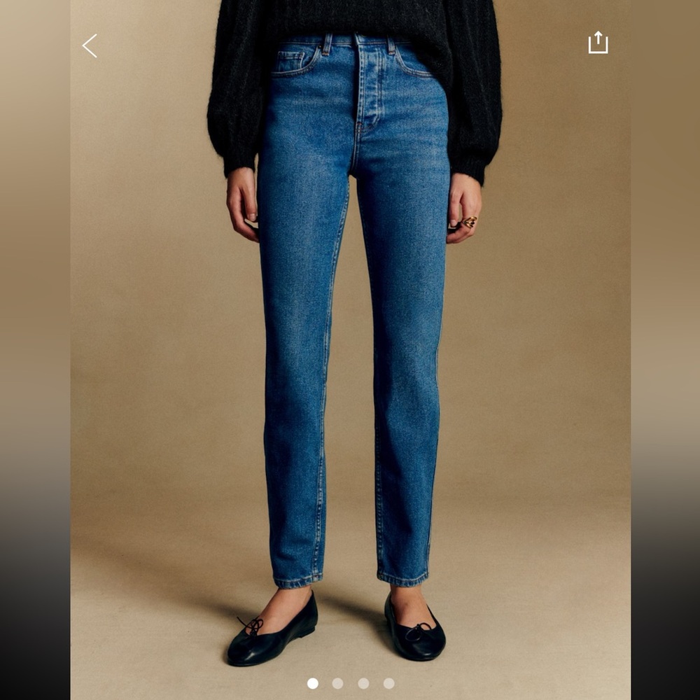 Sezane Brut Sexy Denim Blue - Size 8